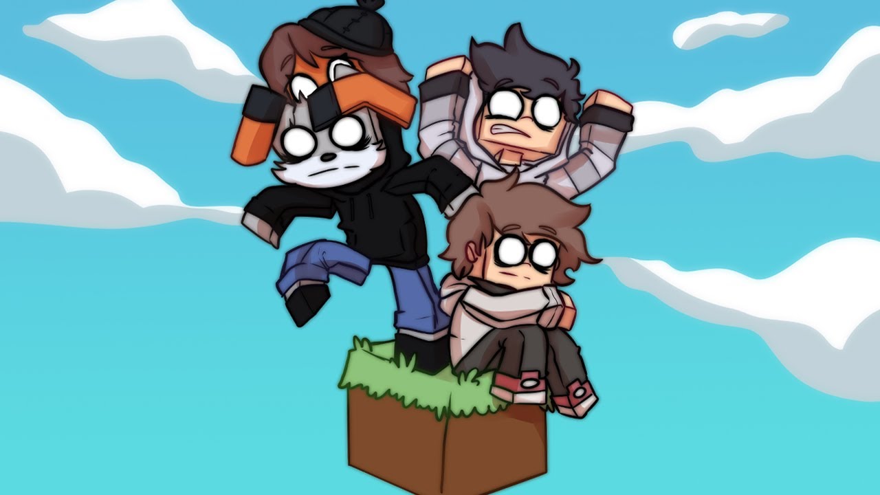 MINECRAFT pero solo TENEMOS UN BLOQUE