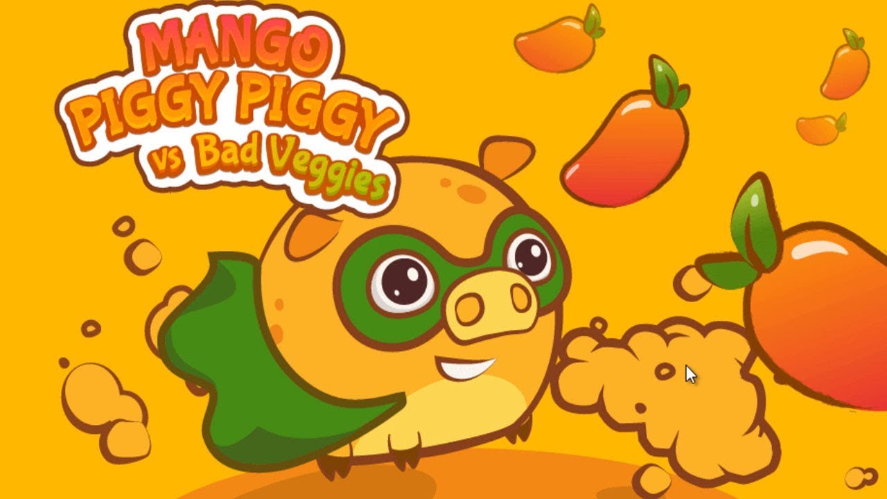 Mango Piggy Piggy VS Bad Veggies Walkthrough Gameplay | Frip2game