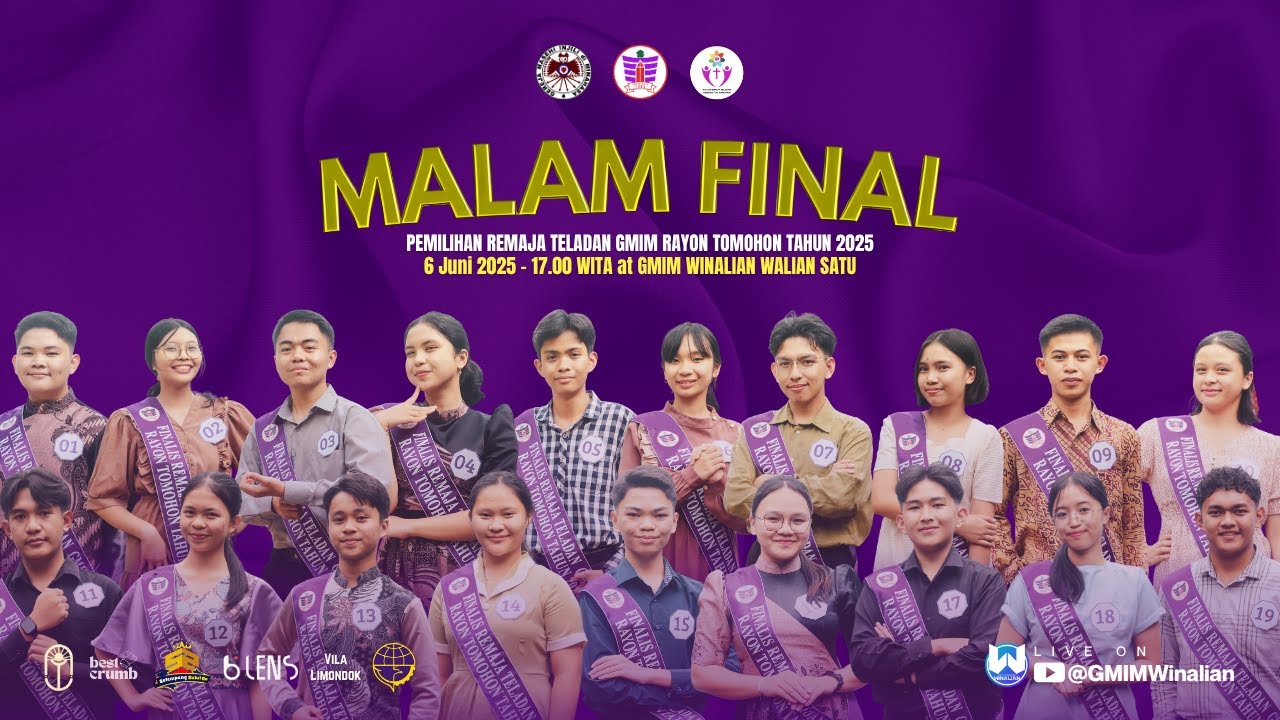 Malam Final Pemilihan Remaja Teladan Rayon Tomohon 2025 I 06 JUNI 2025 I GMIM WINALIAN WALIAN SATU