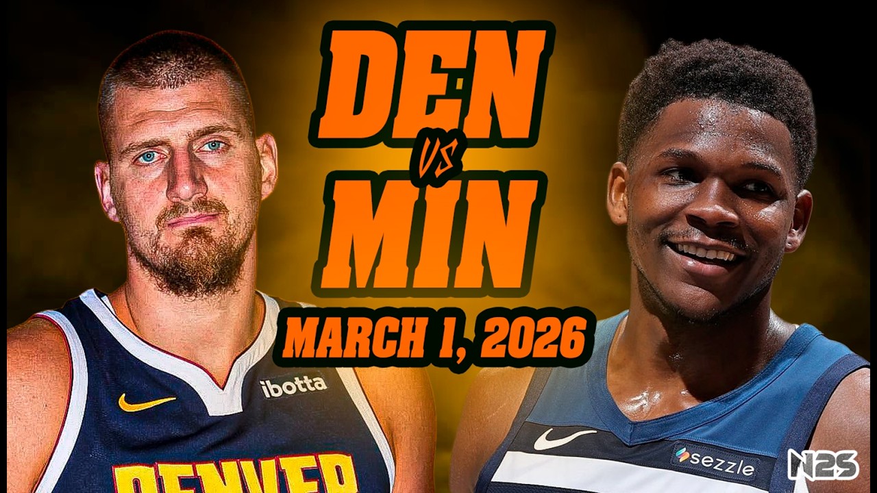 Minnesota Timberwolves vs Denver Nuggets Full Game – March 1, 2026 | NBA 2K26