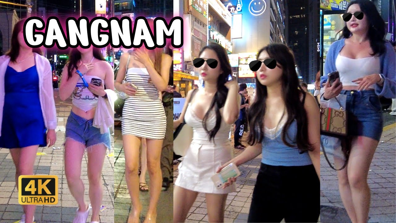 🇰🇷강남😎[GANGNAM]🔥Walking on the streets at night, a hot place in Seoul, South Korea