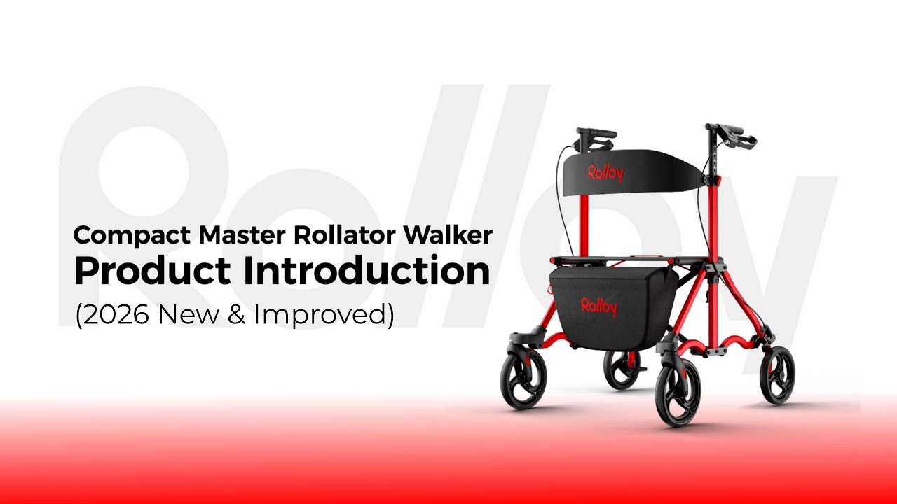 2026 New Model - Compact Master II Rollator Walker Introduction