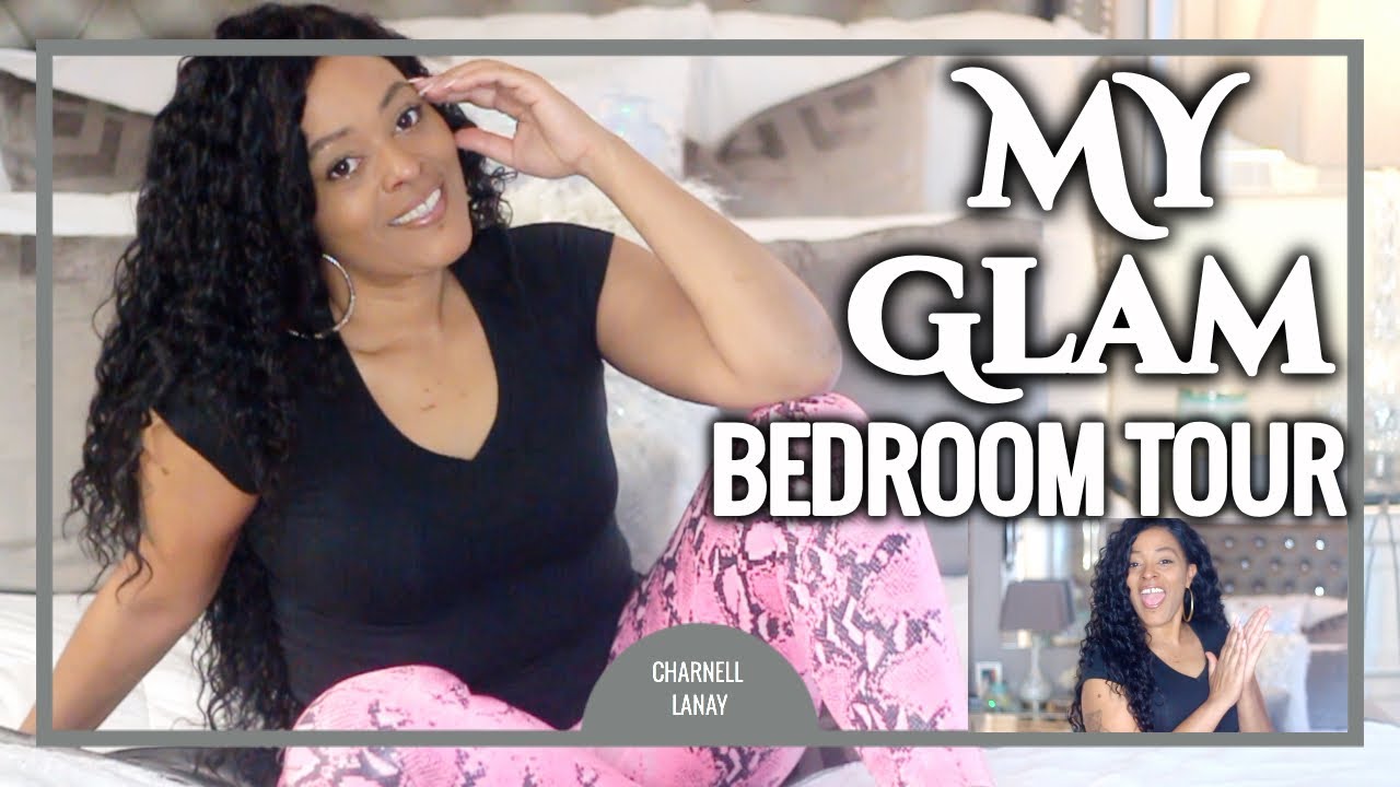 My Glam Bedroom Tour|Gray&White Room Decor