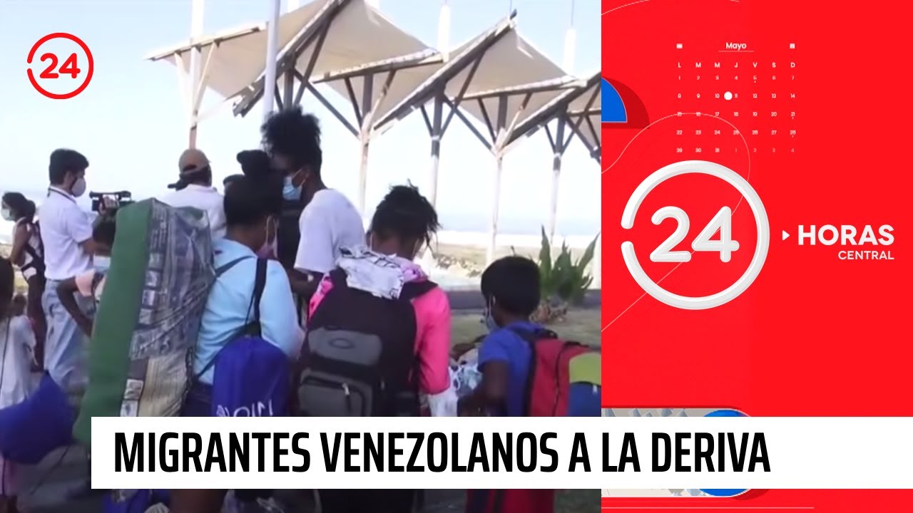Migrantes venezolanos están a la deriva tras desalojo de campamento en Iquique | 24 Horas TVN Chile