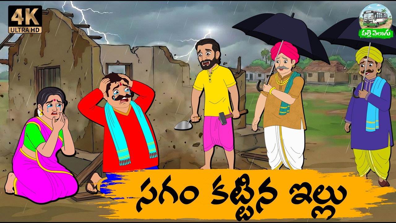 సగం కట్టిన ఇల్లు - Telugu Stories - moral stories in telugu - Neethi kathalu - Palle Velugu
