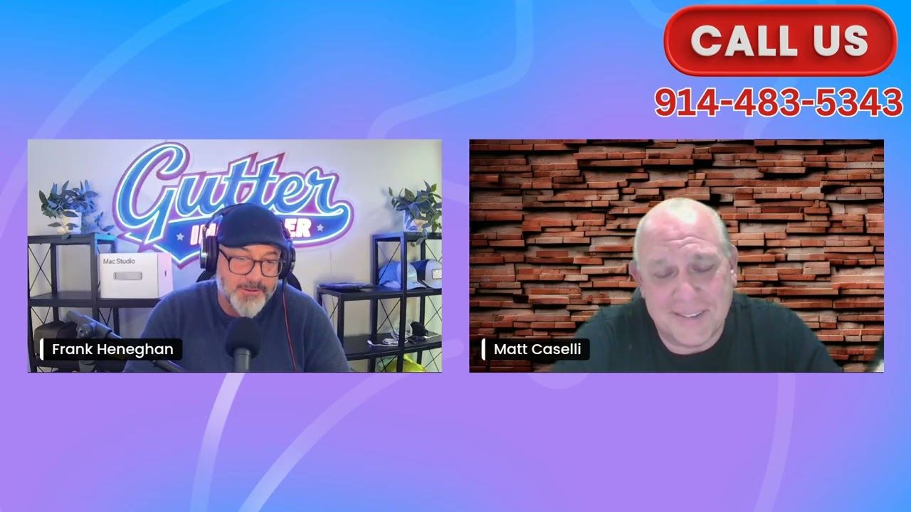 Gutter Live! Frank Heneghan w/ Matt Caselli | Health Insurance for Contractors
