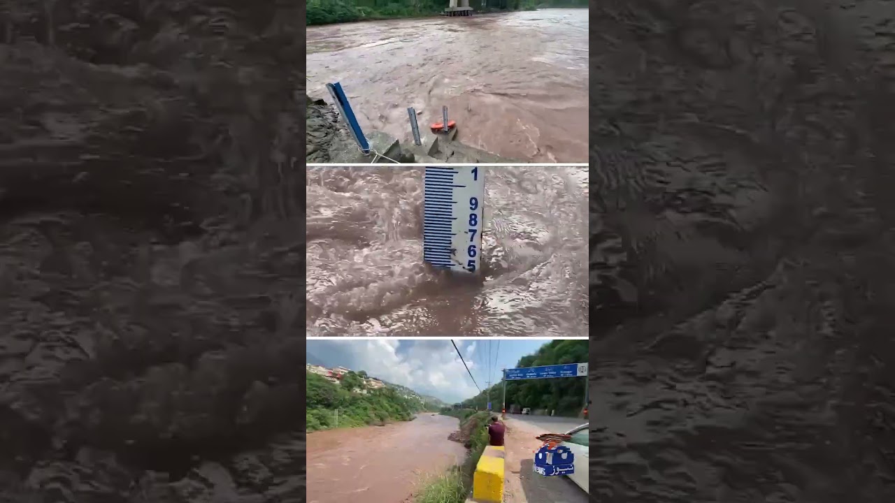 Jhelum River&rsquo;s water level has risen as floods impact Punjab #jehlumriver #floodrescue #shorts