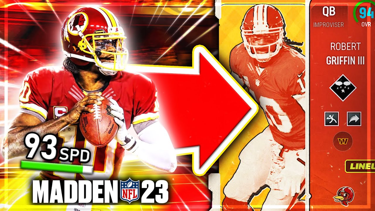 93 SPD ROBERT GRIFFIN III IS STICKIER THAN A 15 YEAR OLD'S SOCKS - Madden 23 Ultimate Team 
