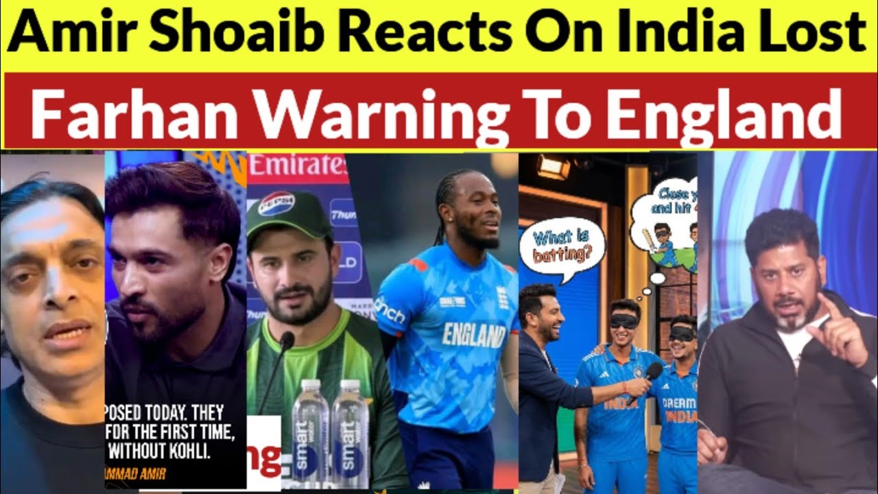 Amir and shoaib Akhtar reaction on India 🇮🇳 lost | India vs South Africa | farhan interview | Psl 