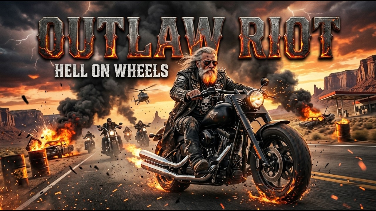 Desert outlaw rock mix filled with dust grit and loud rebellion | Outlaw Riot