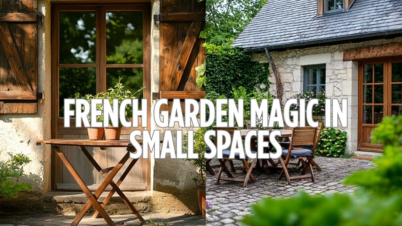 10 French Country Garden Ideas for Small Spaces | Rustic Provencal Backyard & Outdoor Decor Tips