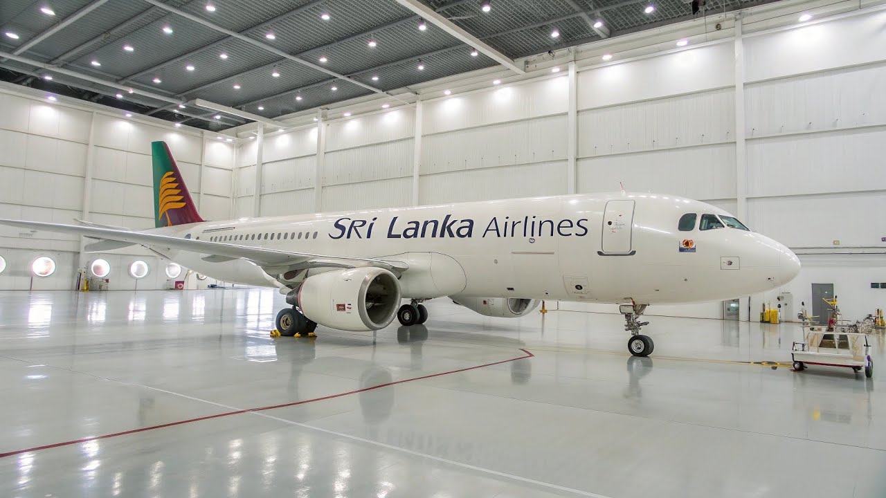 New SriLankan Airlines Airbus A320 POP Reveal White Livery First Look & Full Tour