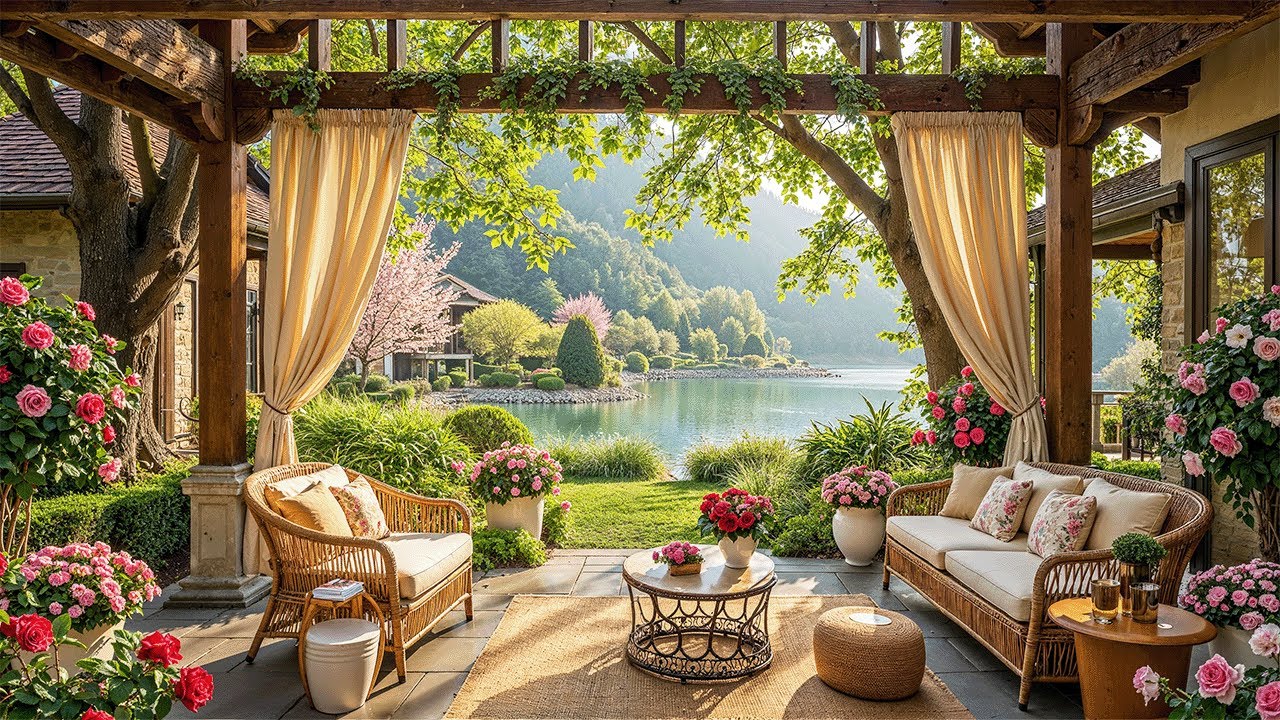 Morning Jazz Music At Cozy Spring Coffee Shop Ambience - Soft Jazz For Work, Study & Relaxation