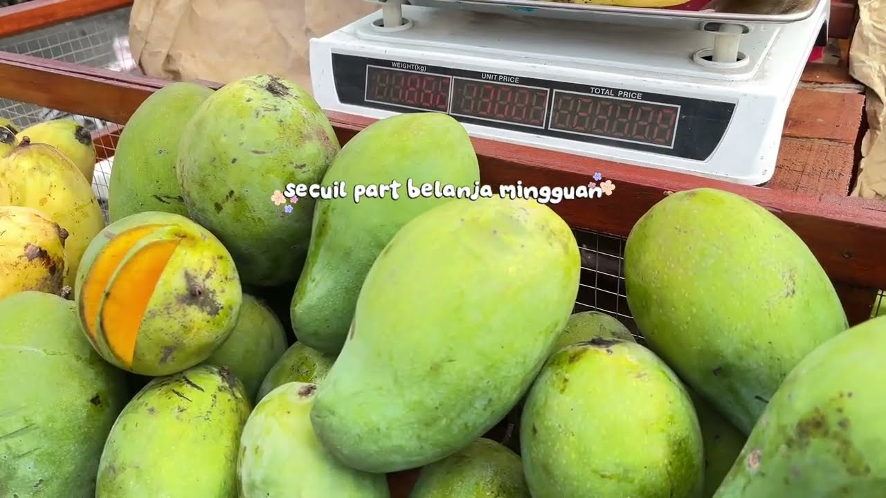 Mini Video Belanja Mingguan di Pasar Tradisional
