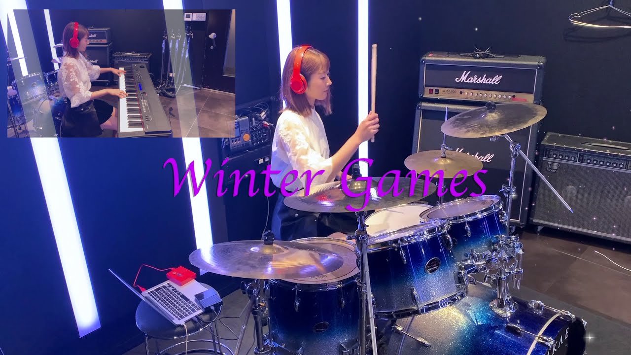 Winter Games - David Foster ウィンター・ゲームス / デヴィッド・フォスター（Piano & Drum Cover）by ELFI Kaya