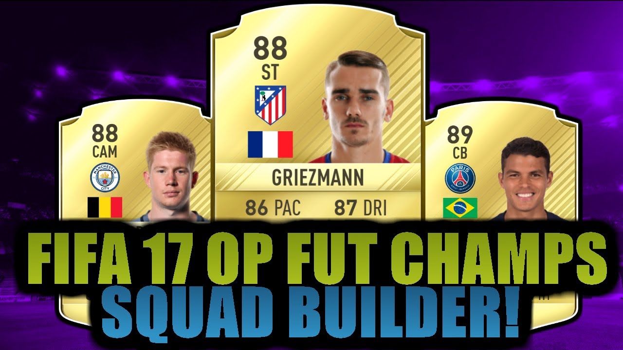 FIFA 17 AMAZING 150K FUT CHAMPS SQUAD BUILDER FT GRIEZMANN AND DE BRUYNE - FIFA 17 SQUAD BUILDERS