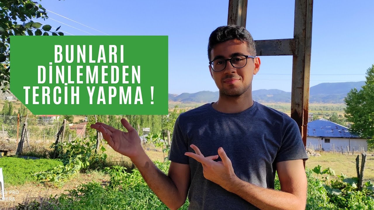 BUNLARI DİNLEMEDEN TERCİH YAPMA !