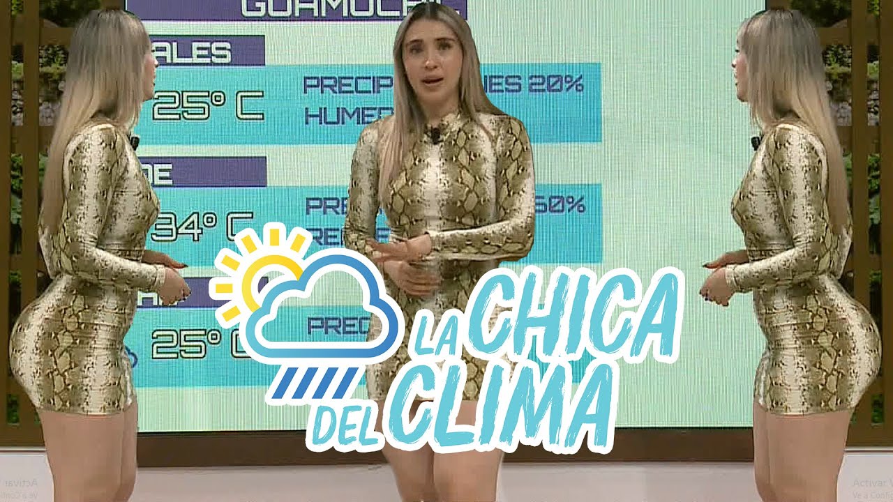 El clima de hoy con Marisol Dovala 😍 || La chica del clima TVP