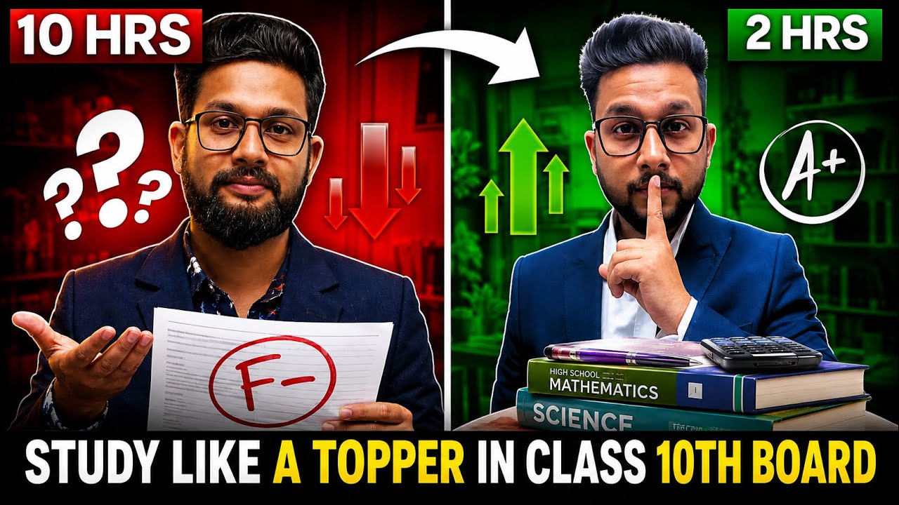 Study Like a Topper🔥in Class 10th Board Exam 2026 | How To Study Like Topper | JR Tutorials | 