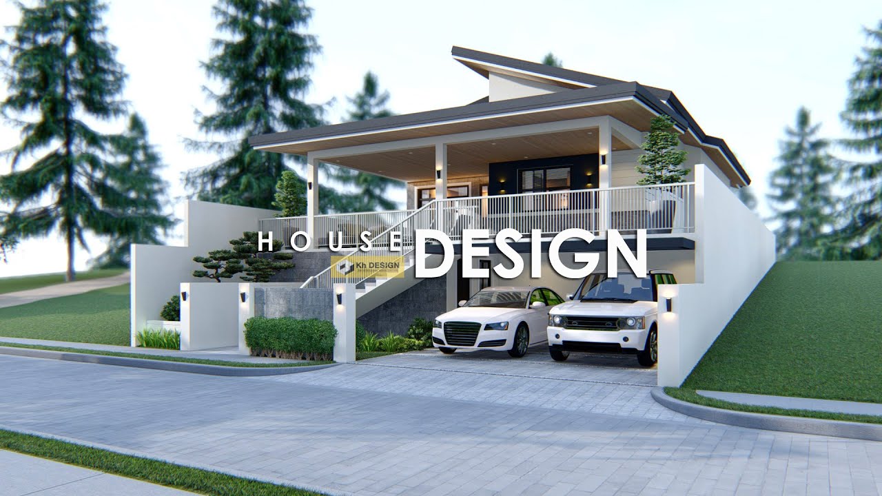 ELEVATED HOUSE DESIGN | BUNGALOW HOUSE | 8.00m x 15.00m (120 sqm Total Floor Area) | 3 BEDROOM