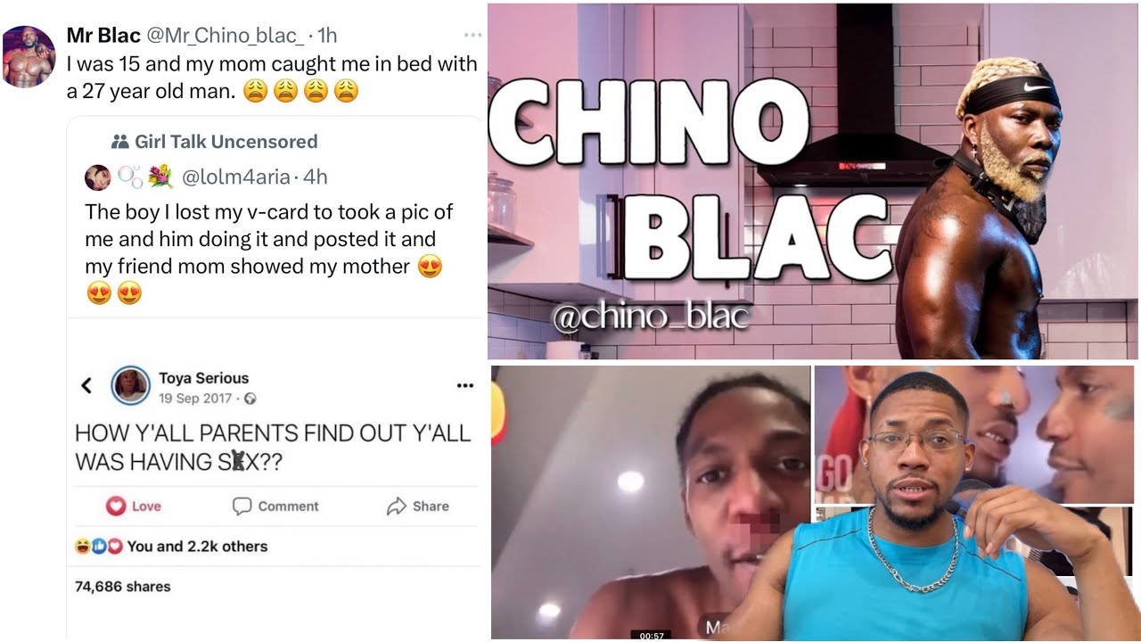 “I was 15… caught in bed with a 27 year old man” Chino Black & Chasing Older Men