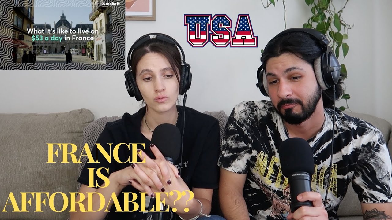 Living In France On 53 Dollars A Day?!  Americans React | Loners #231