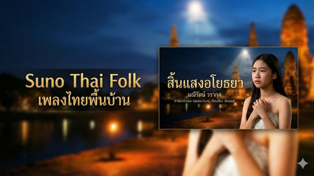 🎶สิ้นแสงอโยธยา – บทเพลงคร่ำครวญถึงรักที่เลือนหาย🎶 - มณีรัตน์ วรากุล | ภาษาไทย 【Official】