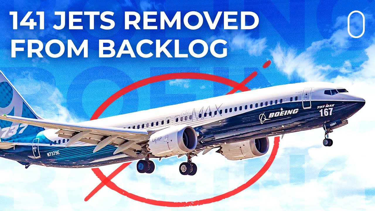 Boeing Removes 141 Aircraft From Its Order Backlog