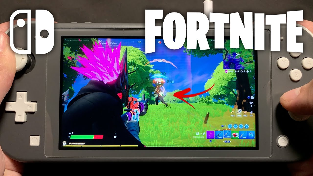 Fortnite on Nintendo Switch Lite #420