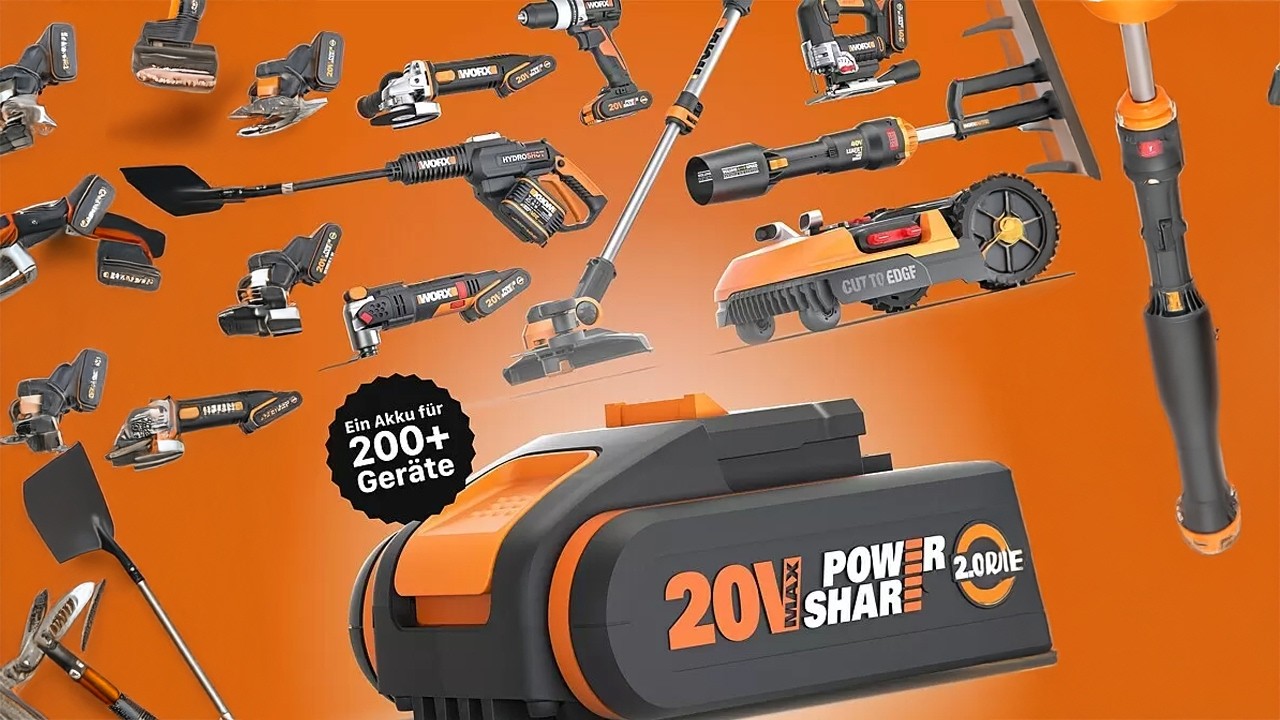 WORX PowerShare - Das smarte Akku System für deine Werkzeuge!