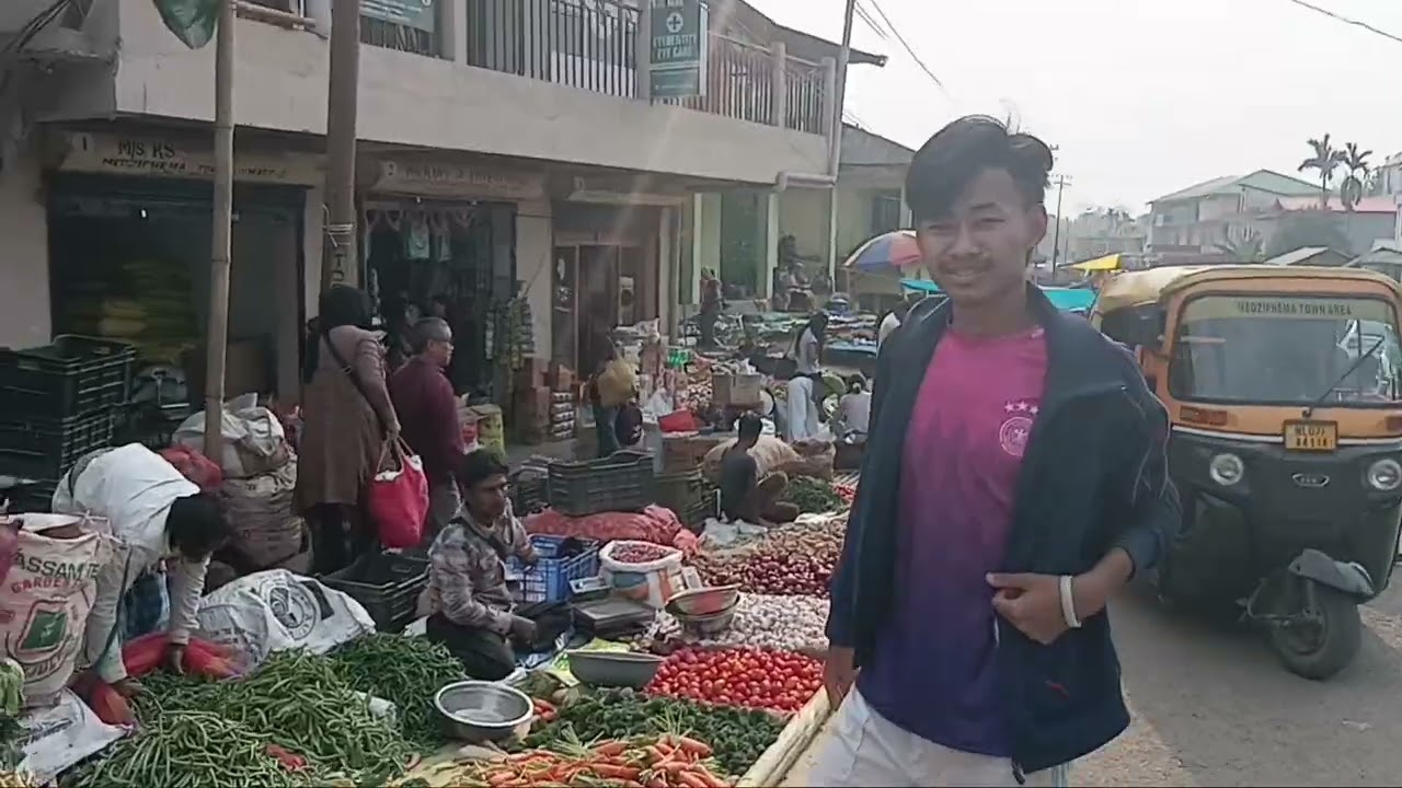 Friday Bazar  😍Medziphema town 😐
