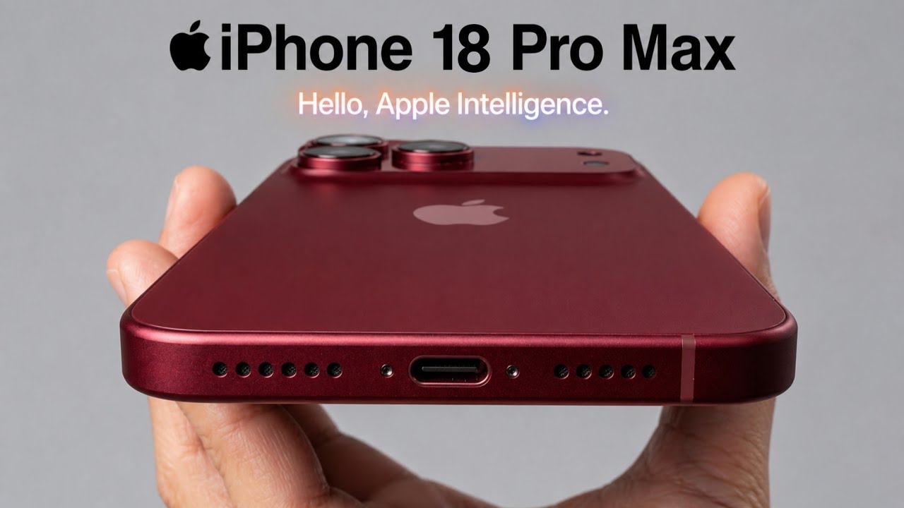 Официальный трейлер iPhone 18 Pro Max | Дизайн