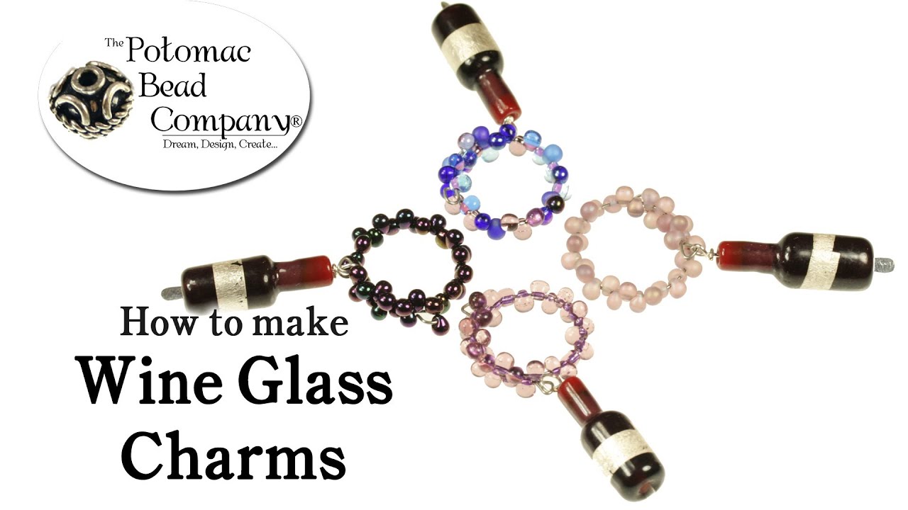 How to Make Wine Glass Charms