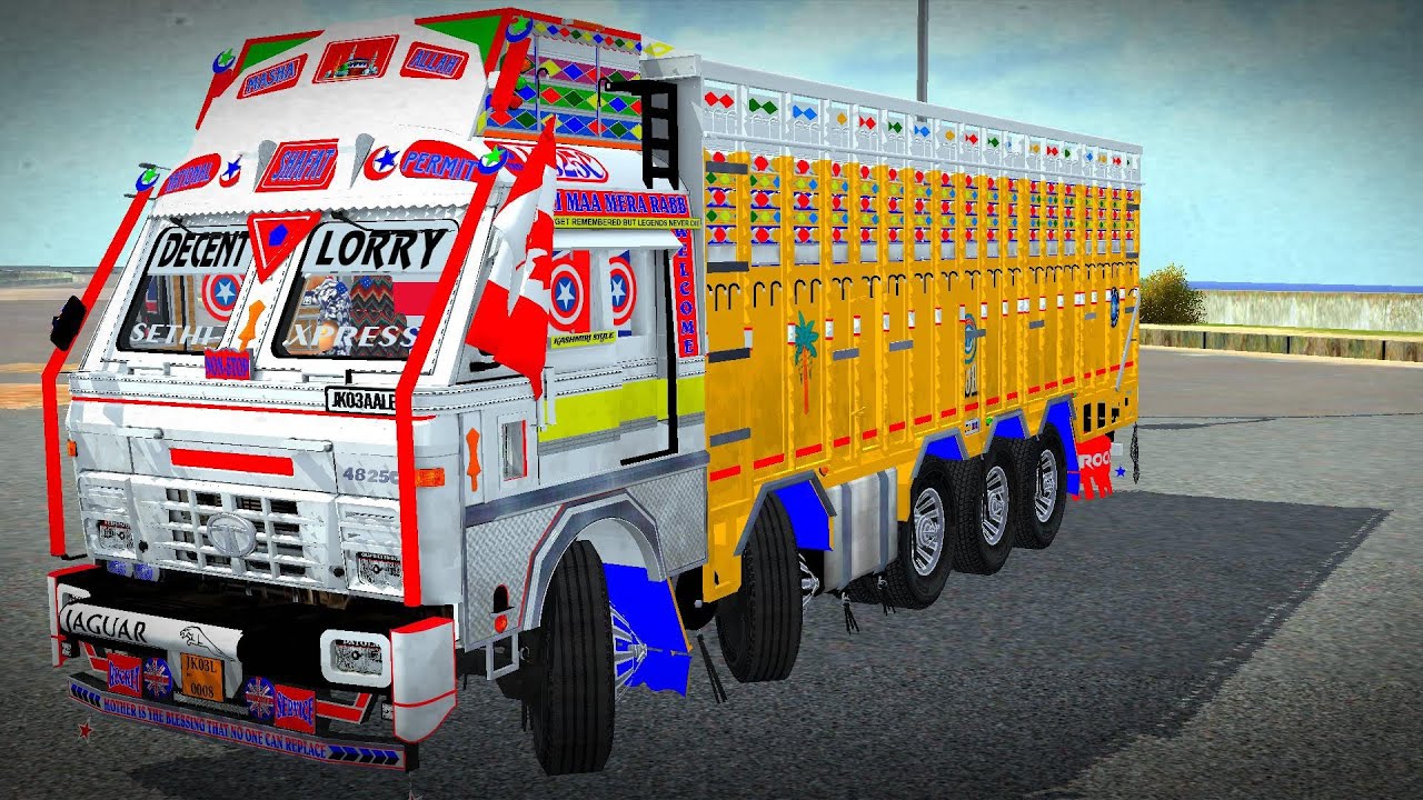 TATA 4825C TRUCK CHEESING WITH KALADDA VOLVO || GAMING ADDDA || #bussid #bussidmod #newreleasedmod