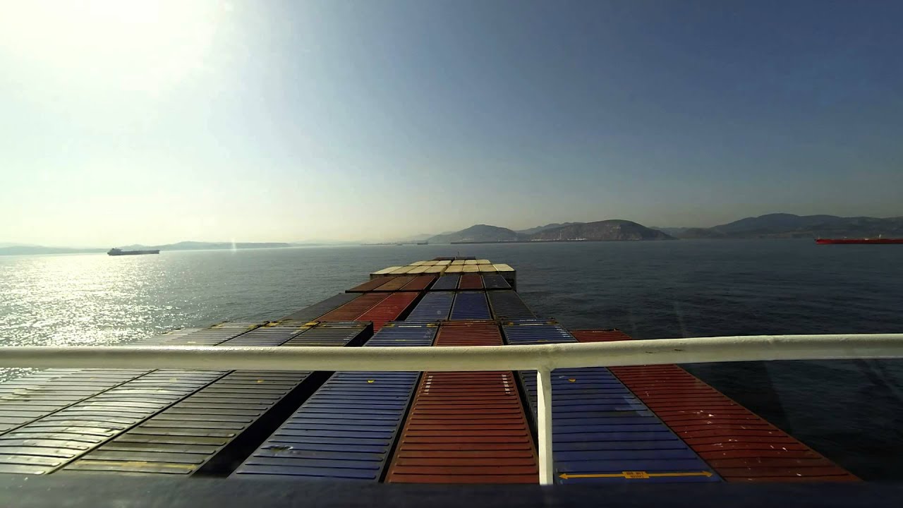 Aanloop Bilbao haven timelapse, MS Ensemble