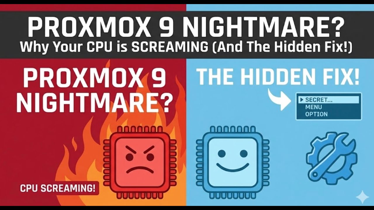 Кошмар с PROXMOX 9? Почему ваш процессор кричит (и скрытое решение!)
