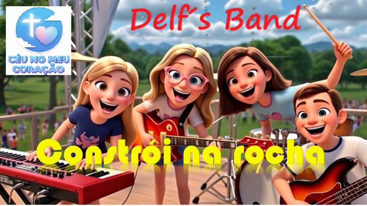 Constrói na Rocha 🏠⛰️ | Sermão do Monte para Crianças (Música Bíblica Animada)