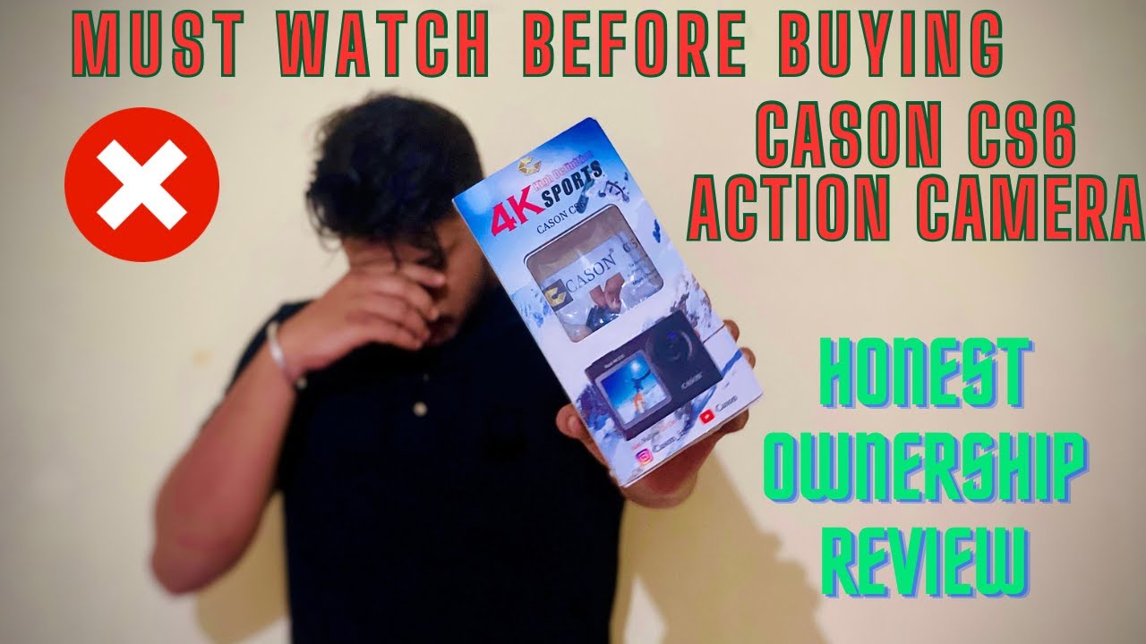Honest Ownership Review Cason Cs6 ACTION CAMERA 4K #actioncamera #under10000 #hindi