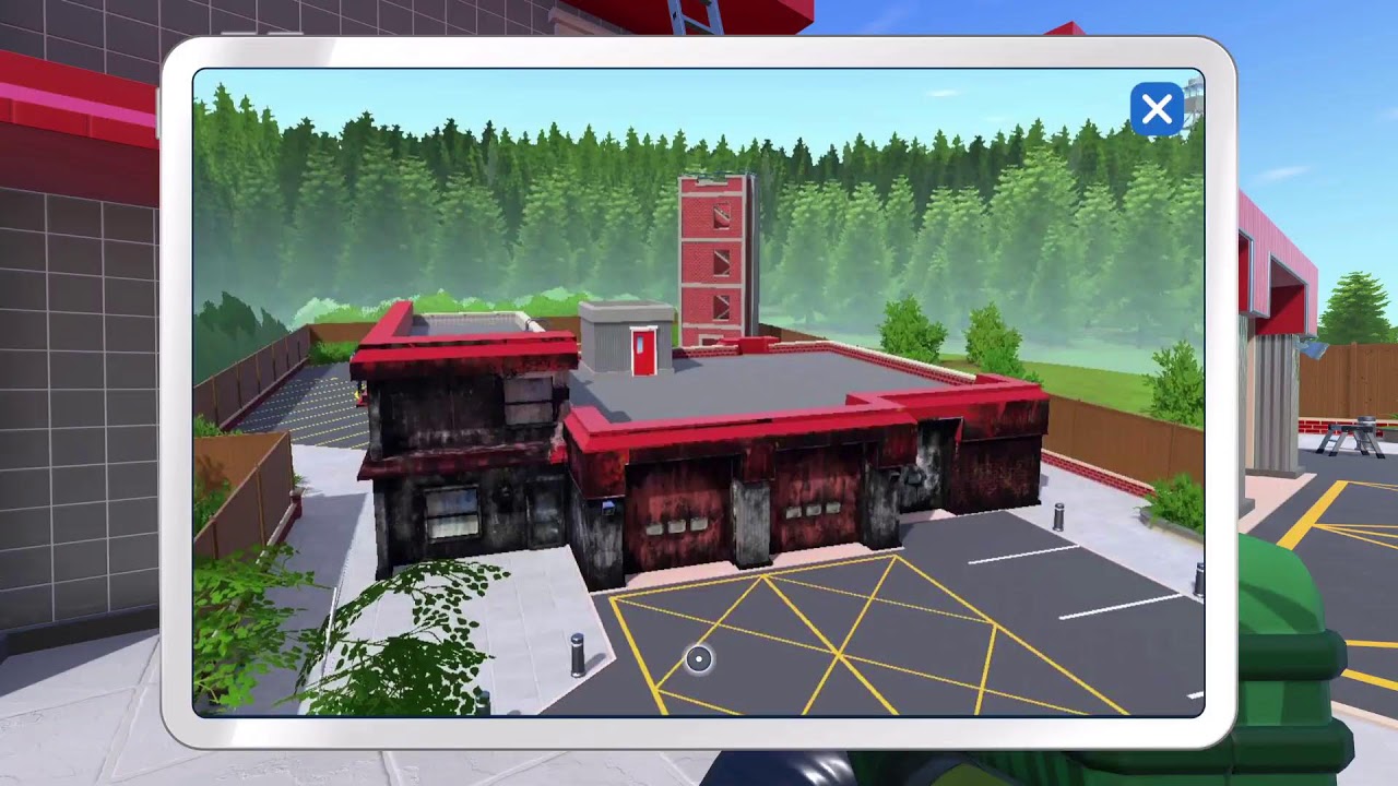 Power wash simulator the fire station