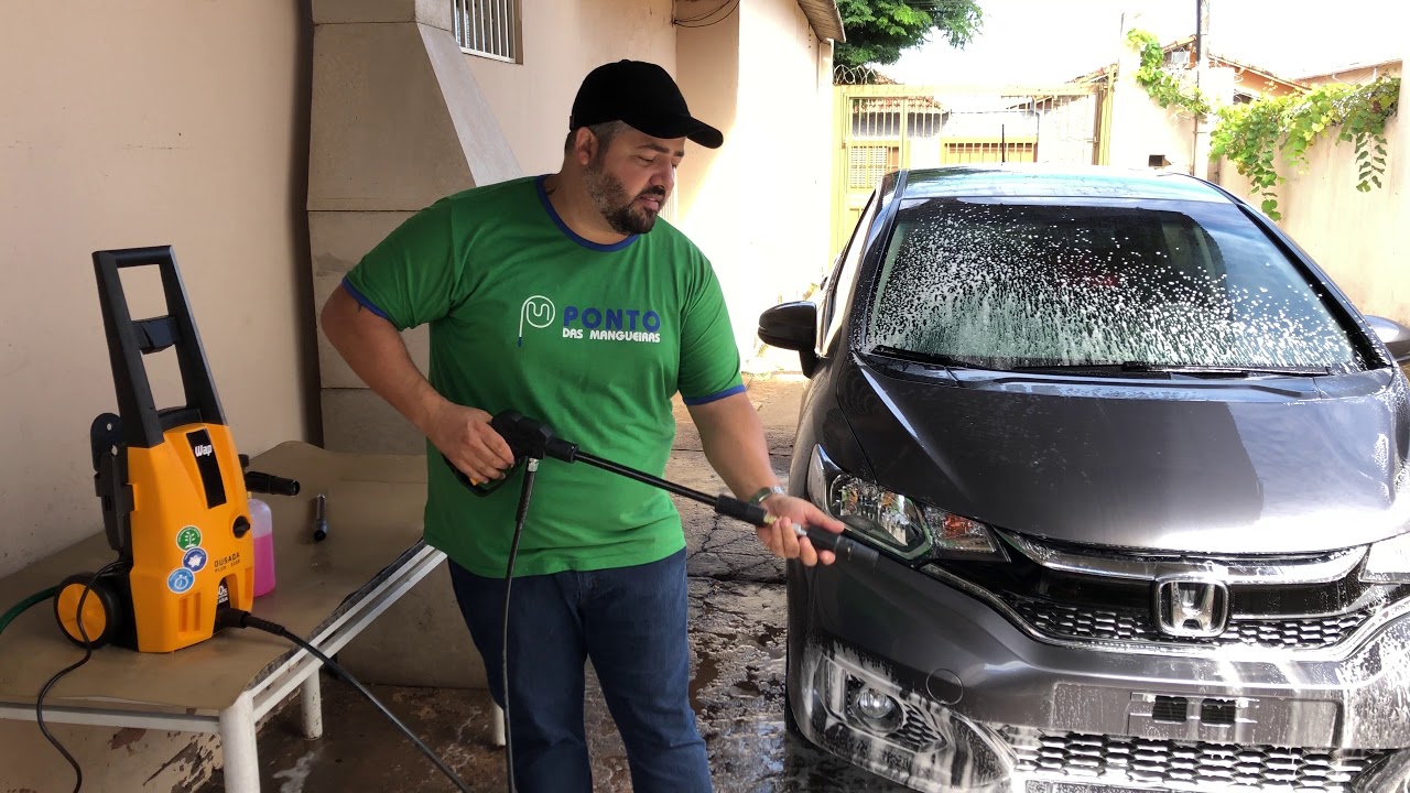 Sistema de troca rápida do snow foam com tubeira jato regulável na Wap