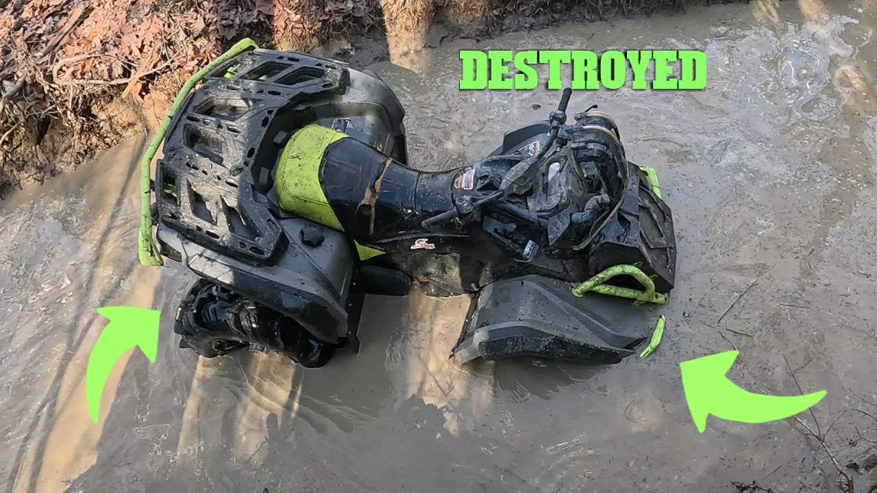 This hole DESTROYED the Can Am 850 XMR