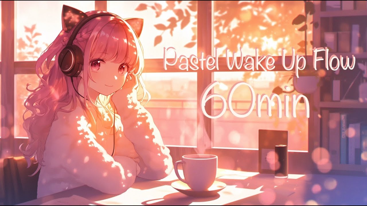 Pastel Wake Up Flow – Cute Kawaii Chill Pop/Pixel Electro/Study & Work BGM｜可愛い/ゆったり/chill/作業用｜60min