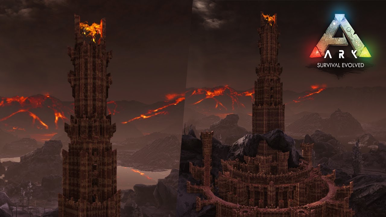 ARK - Barad Dur from The Lord of The Rings (Eye of Sauron) / EPIC BUILD