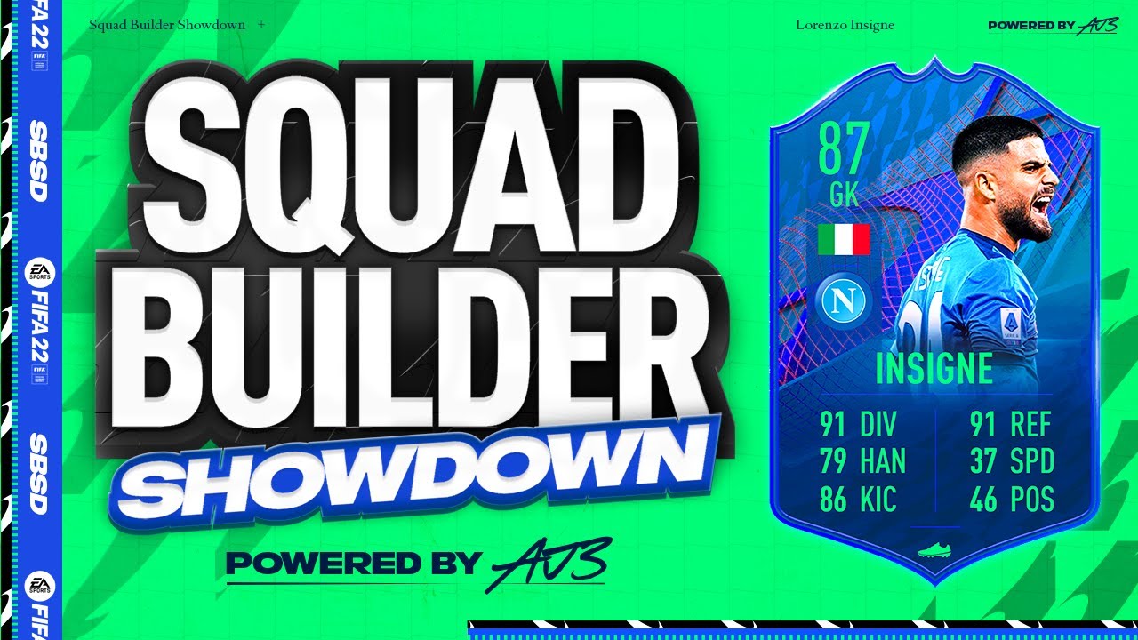 SQUAD BUILDER SHOWDOWN BUT INSIGNE IS IN GOAL!!!