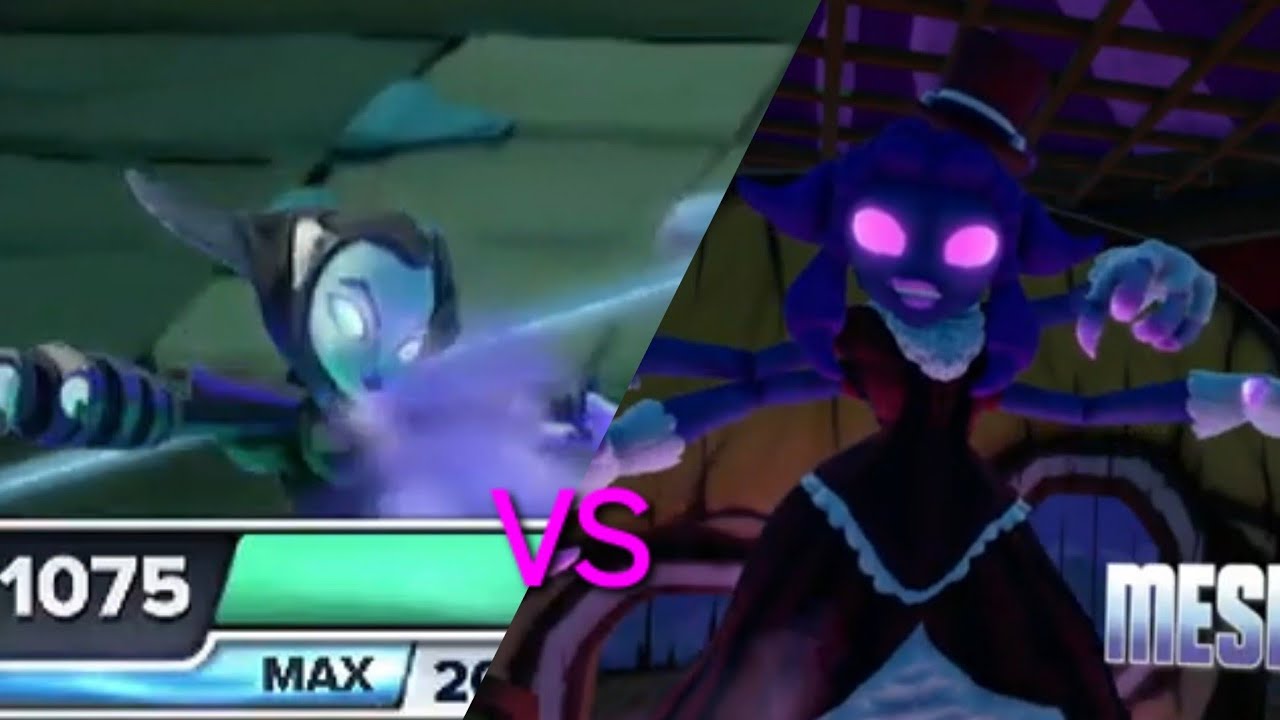 Skylanders nightmare Mesmeralda vs Hex