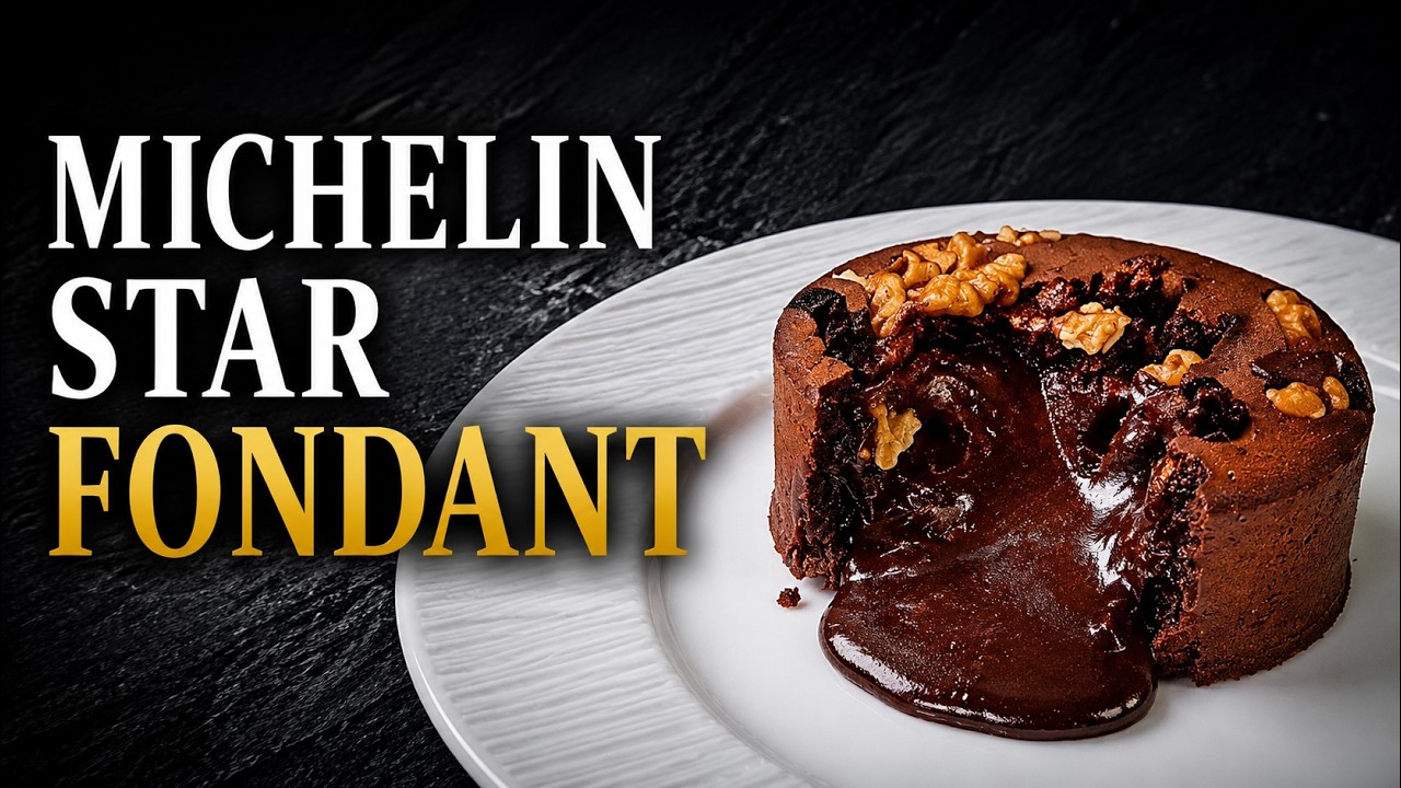 How to make PERFECT CHOCOLATE FONDANT at home (Michelin Star Recipe)