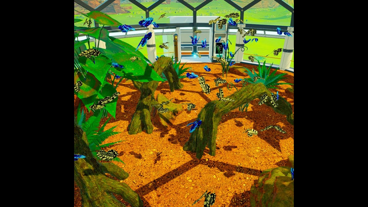 Planet Crafter E28 - Color in the Skies! Building the Butterfly Dome