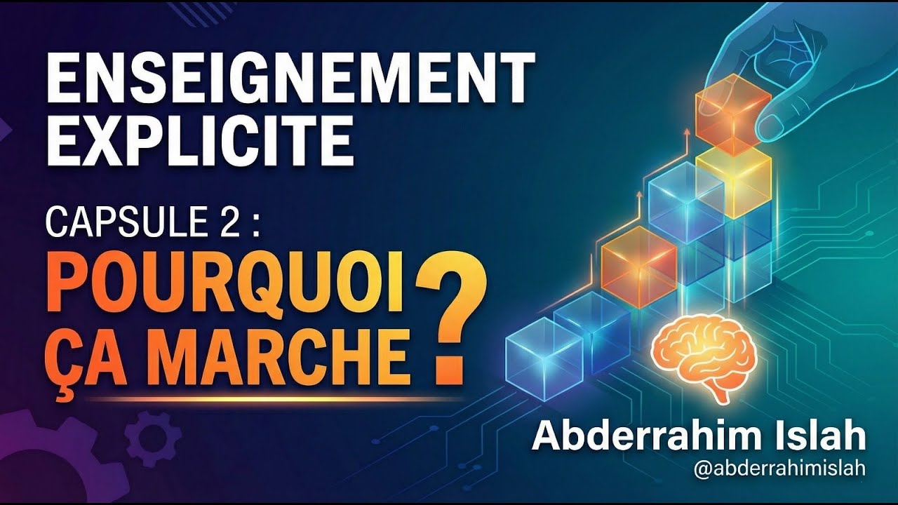 Enseignement explicite capsule 2 Pourquoi la pédagogie explicite fonctionne?