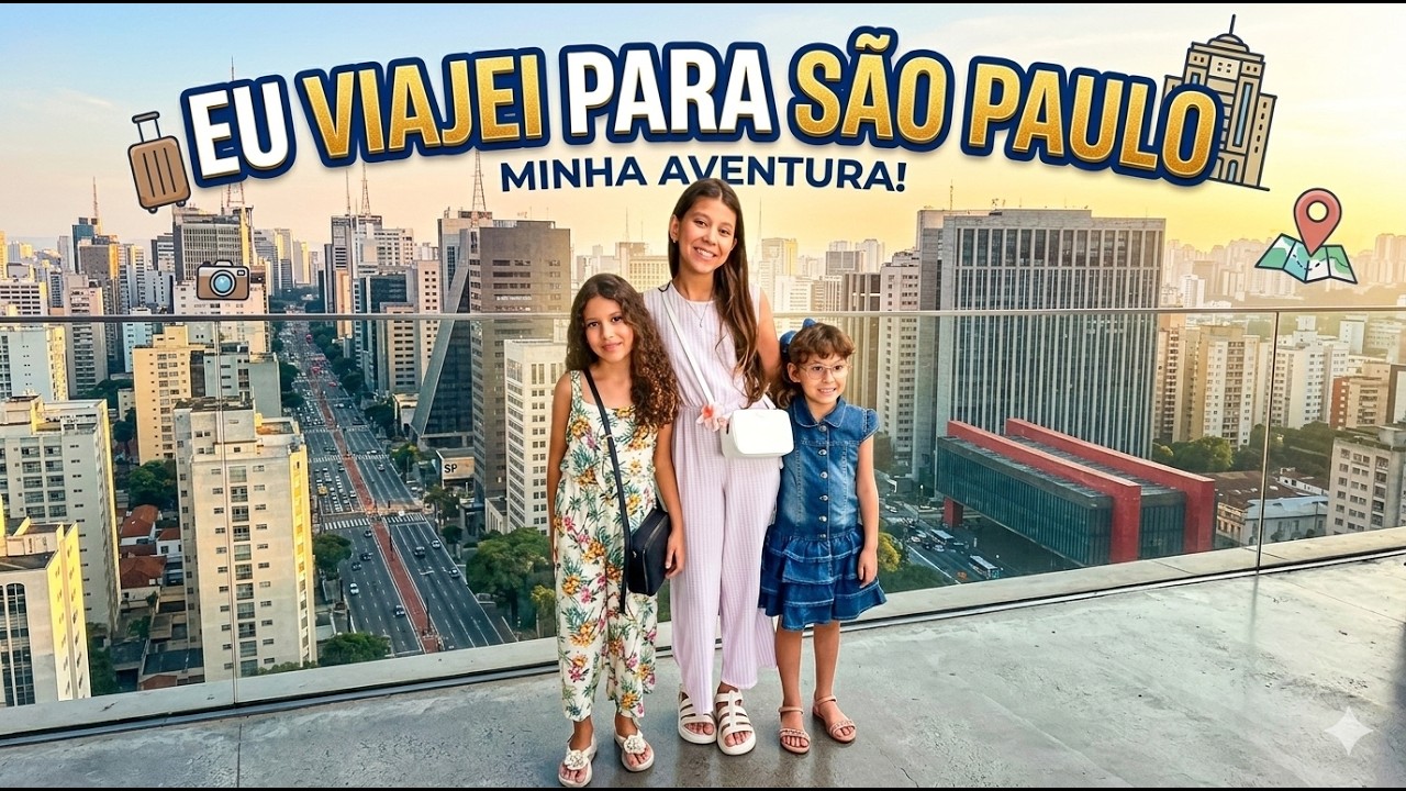 Viajei para São Paulo para ver minha tia e vó