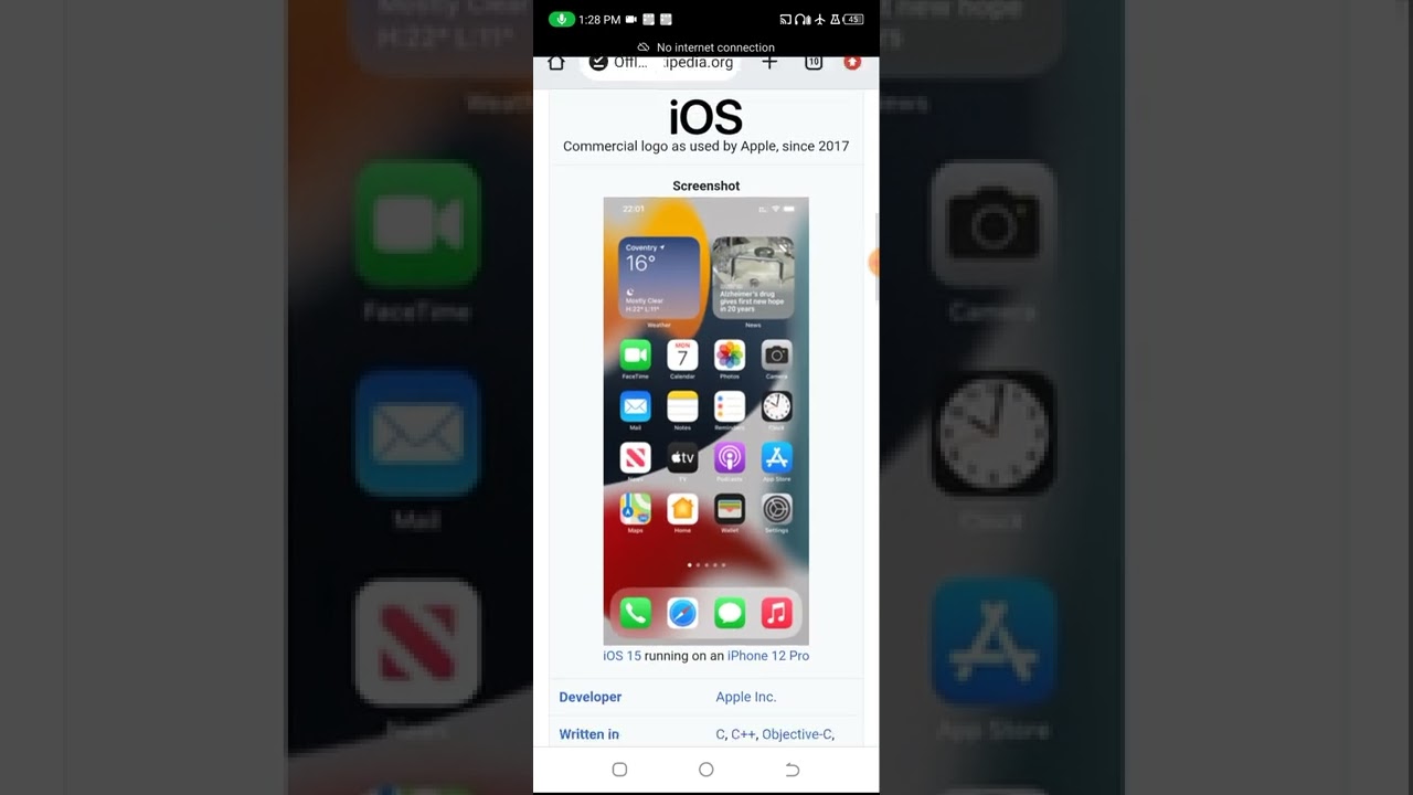 What is IOs (iphone operating system)